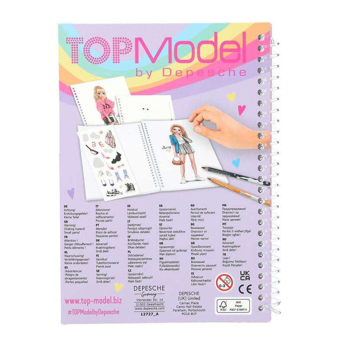 TOPModel Pocket Malbuch