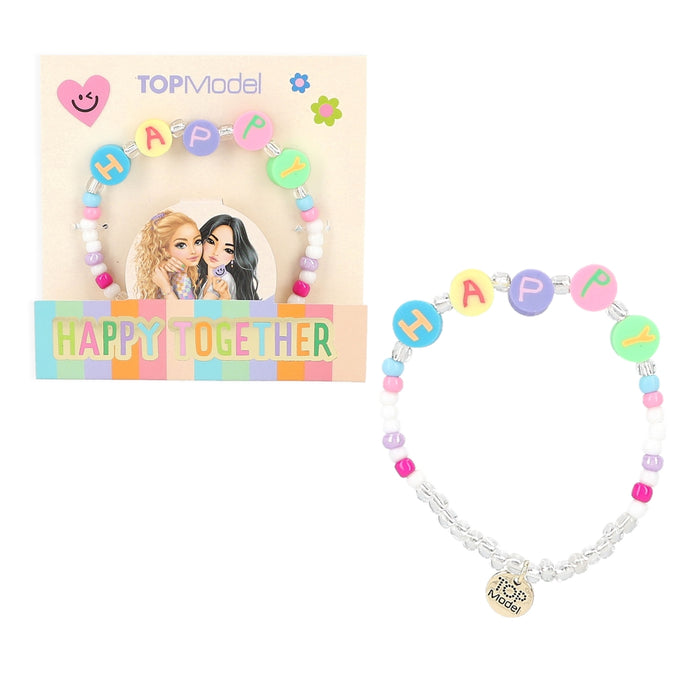 TOPModel Armband Happy Botschaft JOY