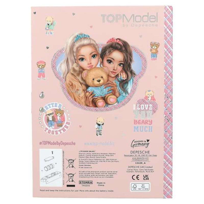 TOPModel Geheimcode Tagebuch mit Sound TEAM TEDDY