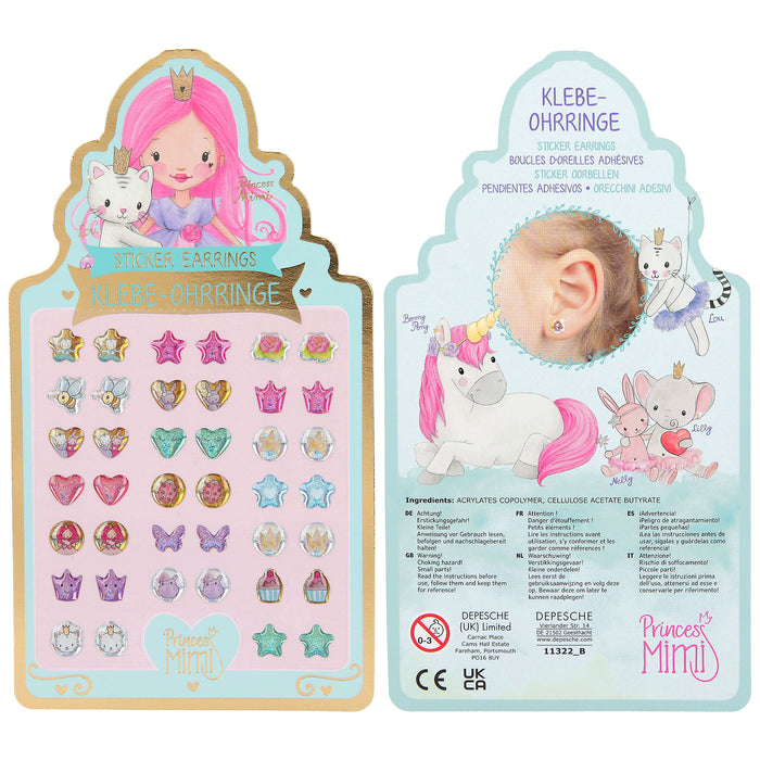 Boucles d'oreilles Princesse Mimi Glue