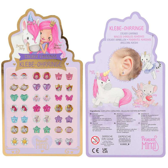 Boucles d'oreilles Princesse Mimi Glue