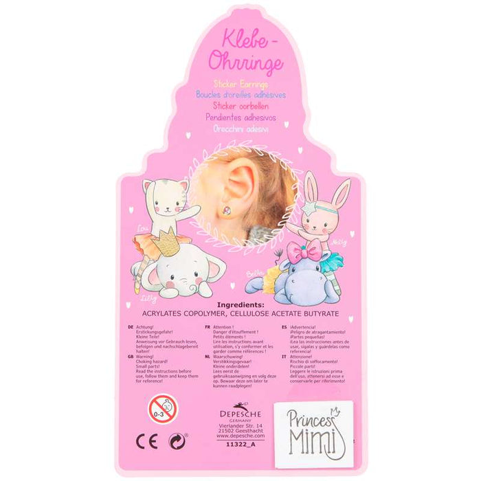 Boucles d'oreilles Princesse Mimi Glue