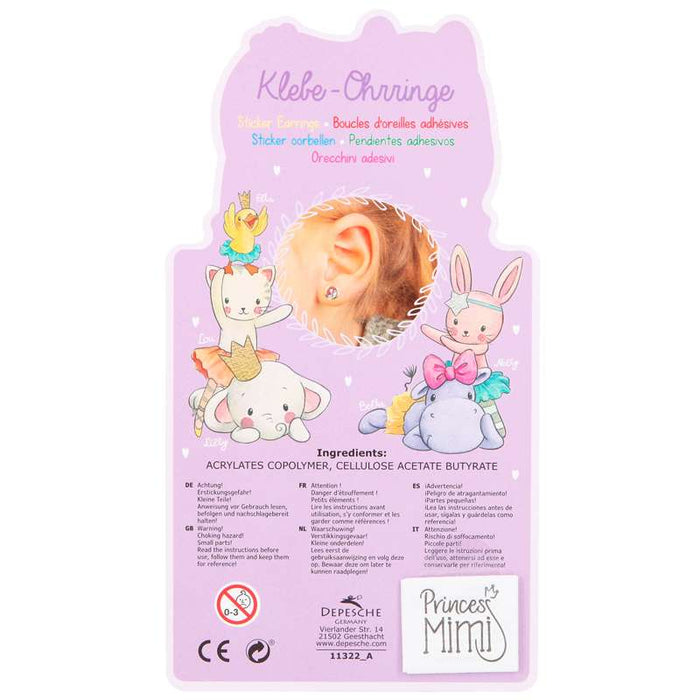 Boucles d'oreilles Princesse Mimi Glue