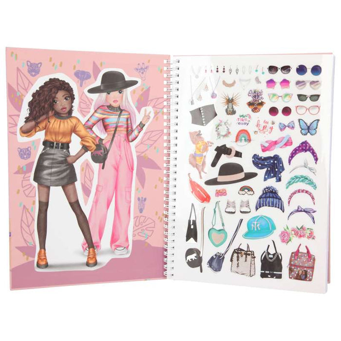 TOPModel coloring book set