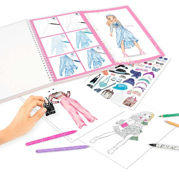 TOPModel coloring book set