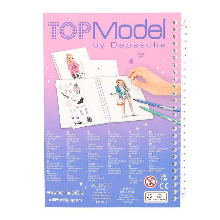 TOPModel Pocket Malbuch