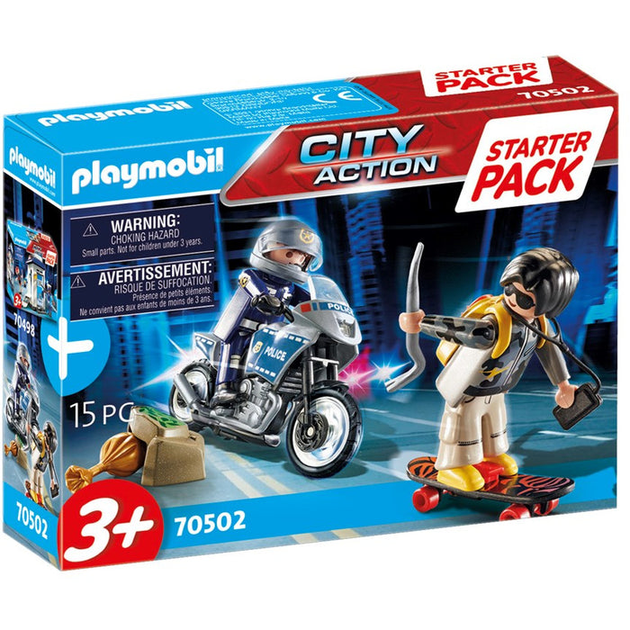 Playmobil 70502 City Action Starter Pack Polizei Ergänzungsset