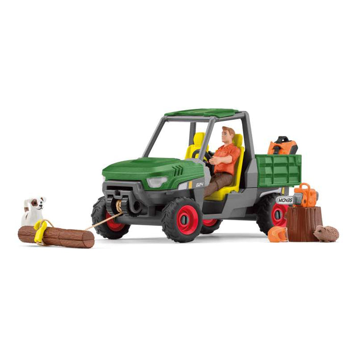 Schleich 42659 Waldbauer mit Fahrzeug