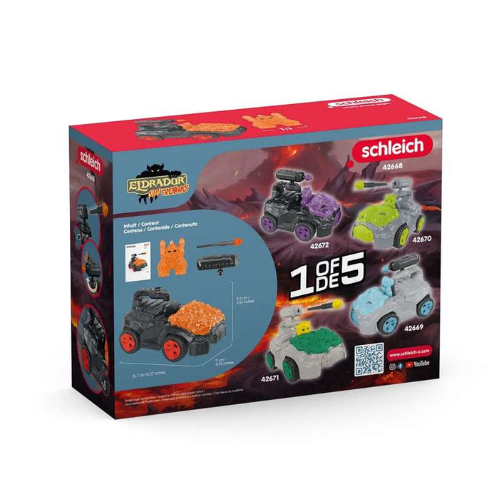 Schleich 42668 Lava-Crashmobil mit Mini Creature