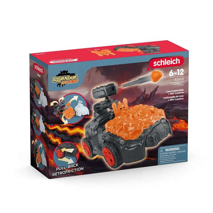 Schleich 42668 Lava-Crashmobil mit Mini Creature