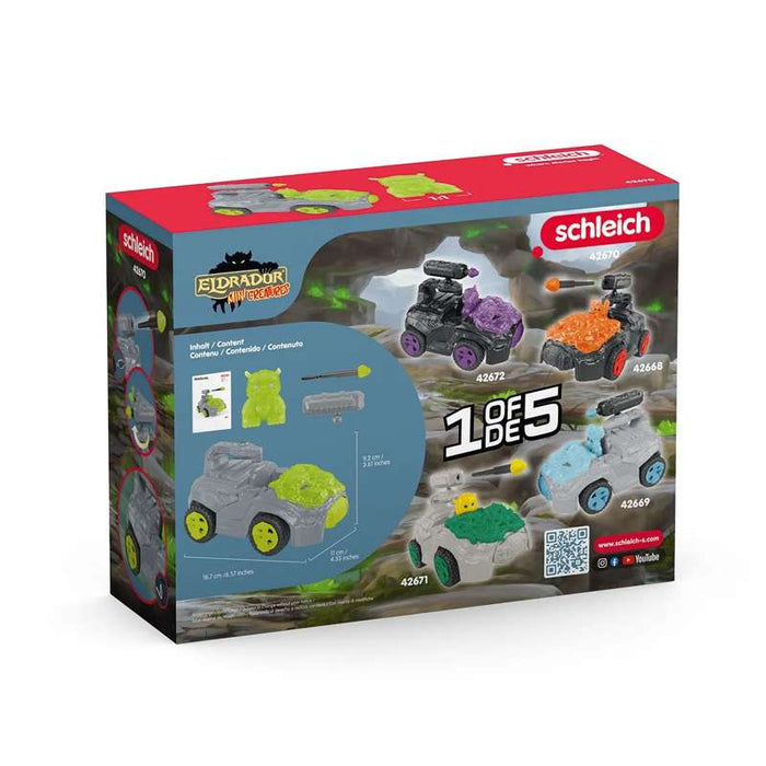 Schleich 42670 Stein-Crashmobil mit Mini Creature