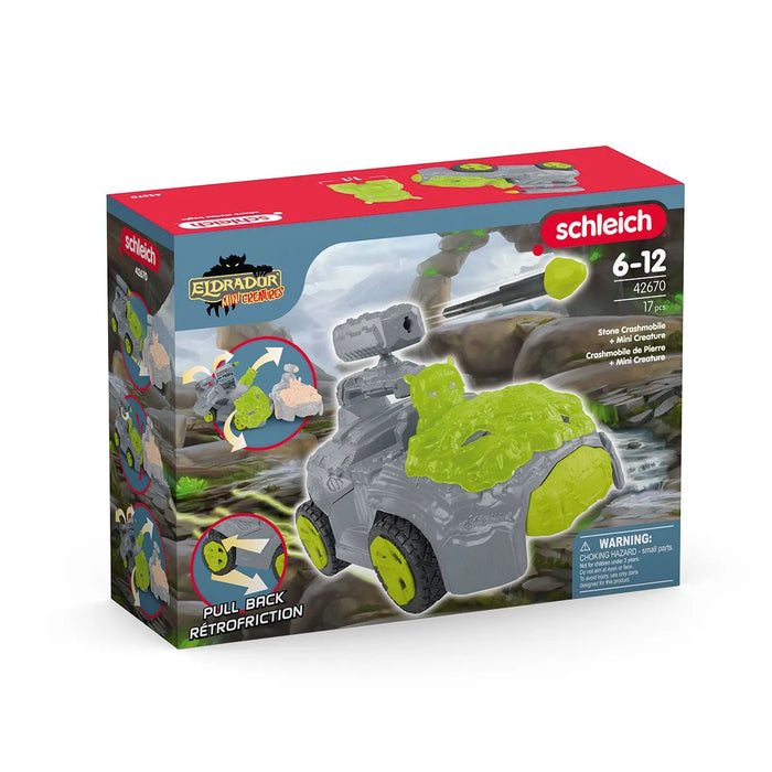 Schleich 42670 Stein-Crashmobil mit Mini Creature