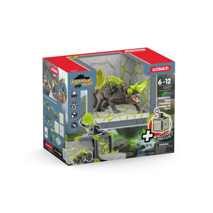 Schleich 42677 BattleCave 스톤 카멜레온