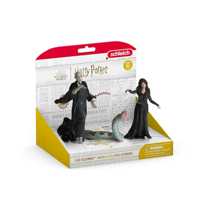 Schleich 42684 Lord Voldemort™, 내기니 &amp; 벨라트릭스 레스트랭