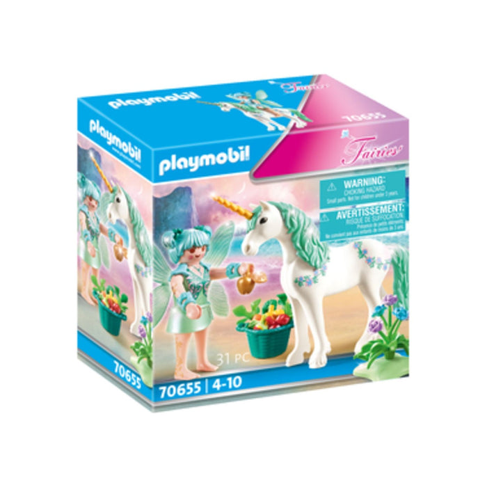 Playmobil 70655 Einhorn mit Fütter - Fee