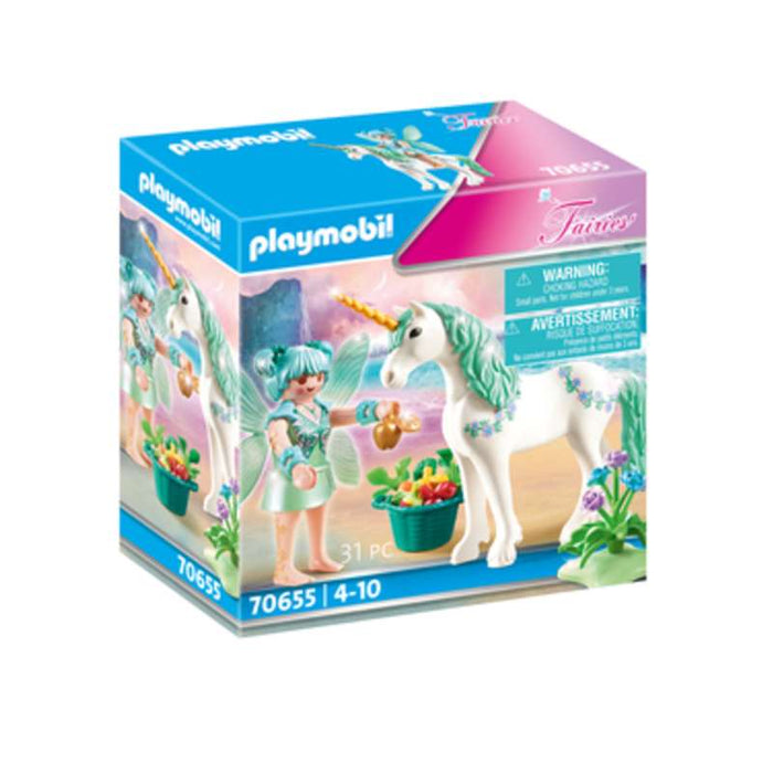 Playmobil 70655 Einhorn mit Fütter - Fee