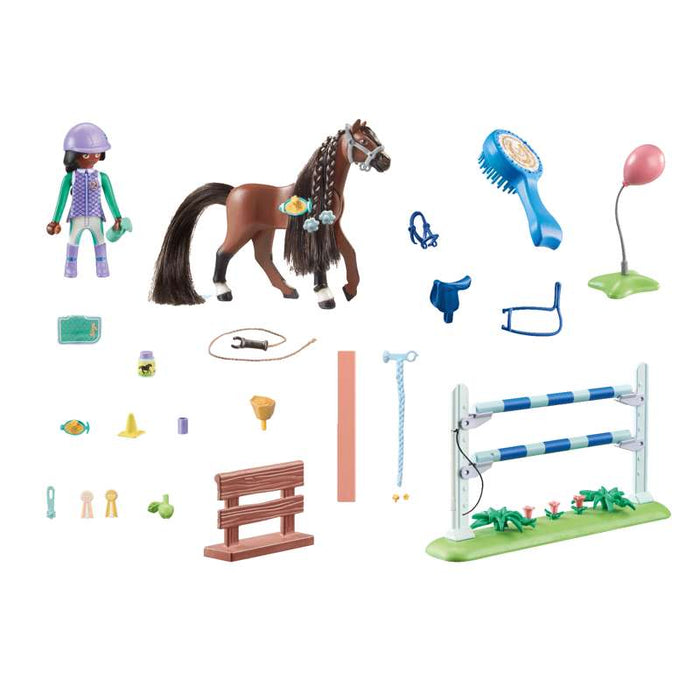 Playmobil 71355 Zoe & Blaze mit Turnierparcours