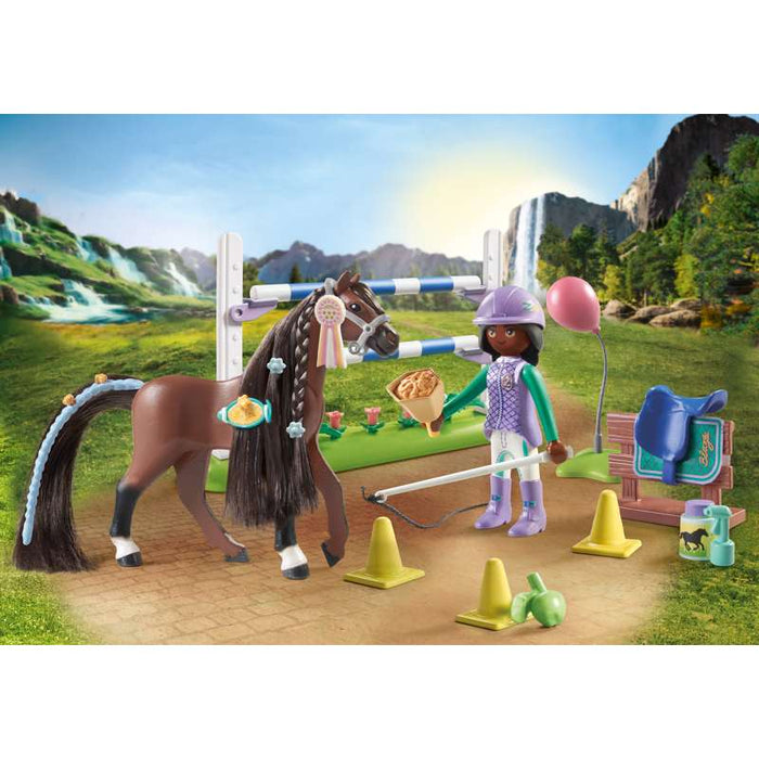 Playmobil 71355 Zoe &amp; Blaze 토너먼트 코스 포함