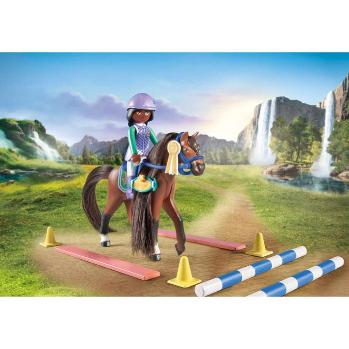 Playmobil 71355 Zoe & Blaze mit Turnierparcours