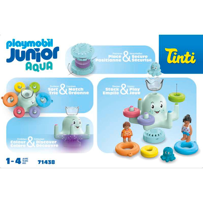 Playmobil 71438 1.2.3 AQUA & Tinti: Bunter Tintenfisch