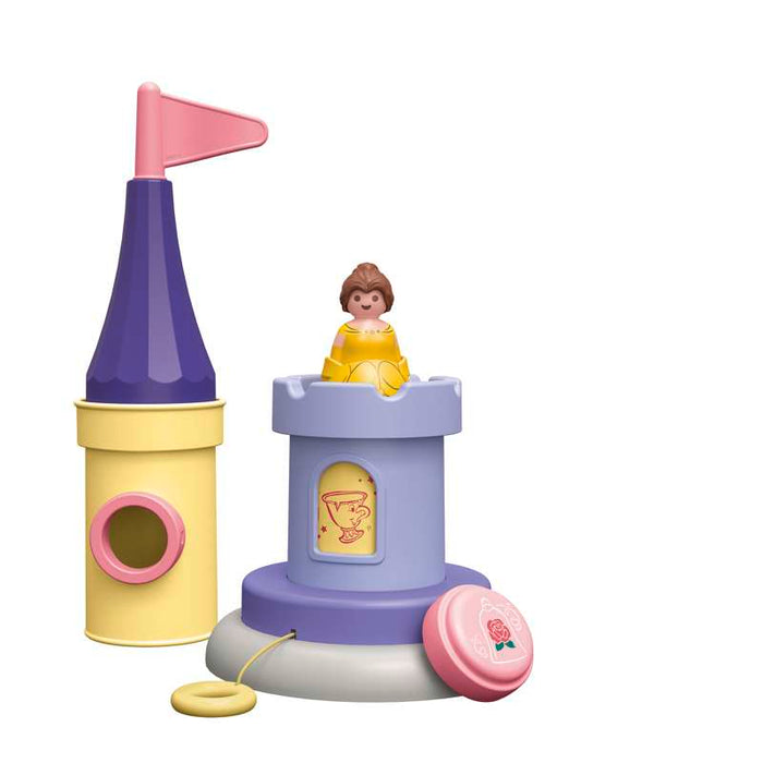 Playmobil 71458 1.2.3 & Disney: Belles Spielturm mit Melodie