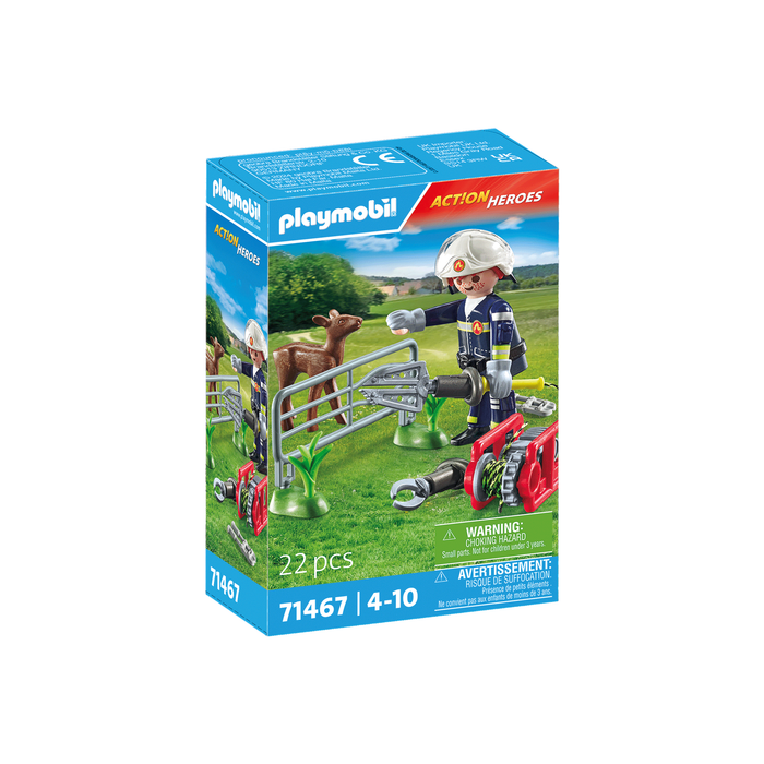 Playmobil 71467 Feuerwehr-Tierrettung