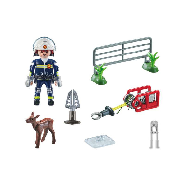 Playmobil 71467 Feuerwehr-Tierrettung