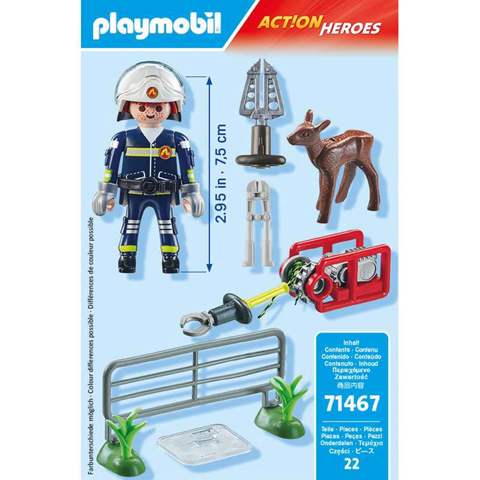 Playmobil 71467 Feuerwehr-Tierrettung