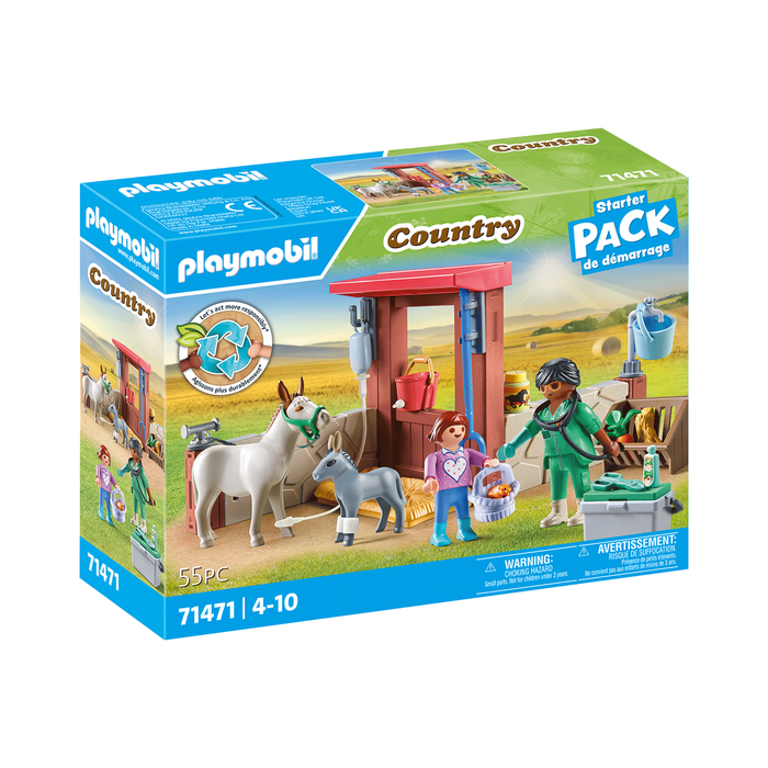 Playmobil 71471 Tierarzteinsatz bei den Eseln