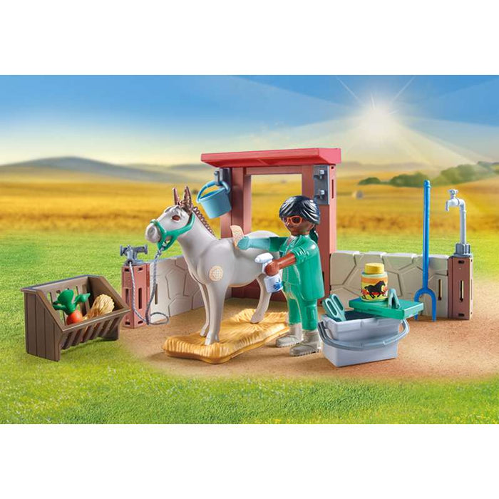 Playmobil 71471 Tierarzteinsatz bei den Eseln