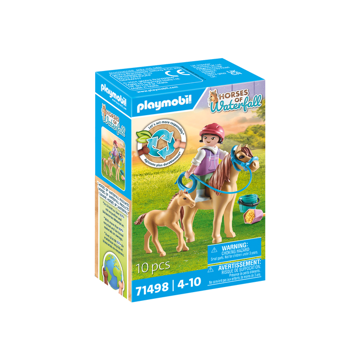 Playmobil 71498 Kind mit Pony und Fohlen