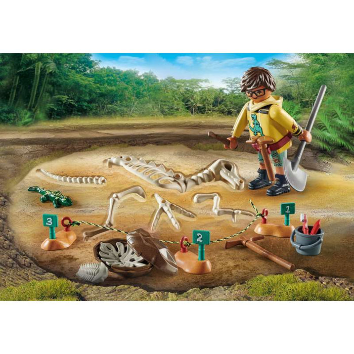 Playmobil 71527 Ausgrabungsstätte mit Dino-Skelett