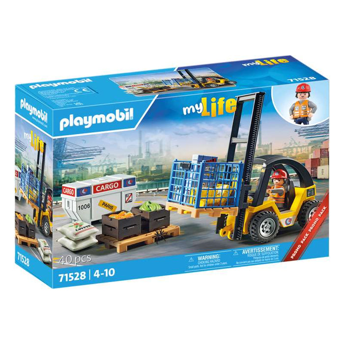 Playmobil 71528 Gabelstapler mit Fracht