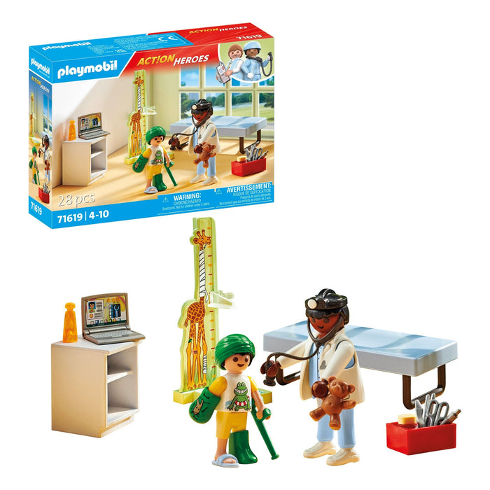 Playmobil 71619 Kinderarzt mit Teddybär