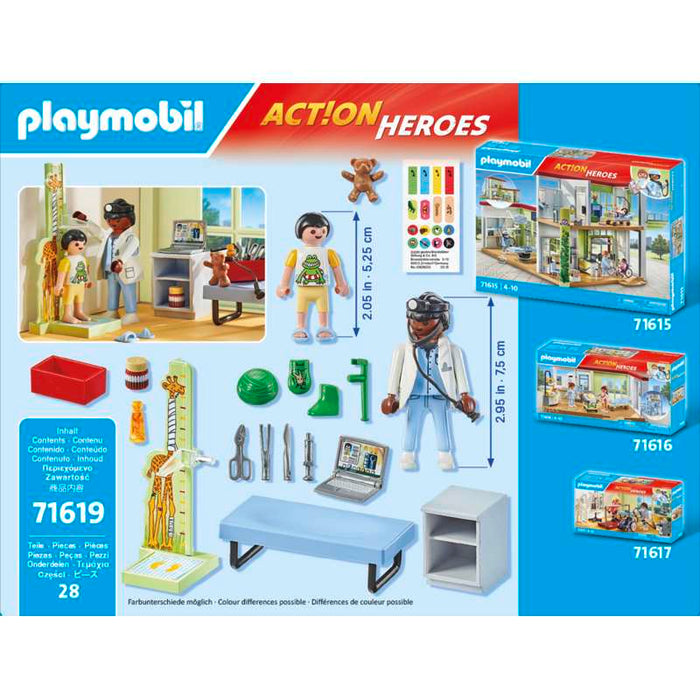 Playmobil 71619 Kinderarzt mit Teddybär