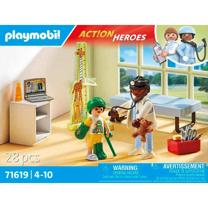 Playmobil 71619 Kinderarzt mit Teddybär