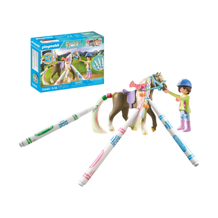 Playmobil 71640 Kreativset mit Pferd und Stiften