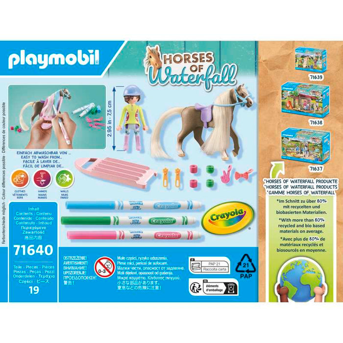 Playmobil 71640 Kreativset mit Pferd und Stiften