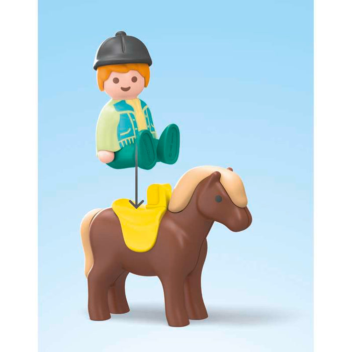 Playmobil 71656 1.2.3: 트랙터, 트레일러, 동물 친구들과 함께하는 농장 모험