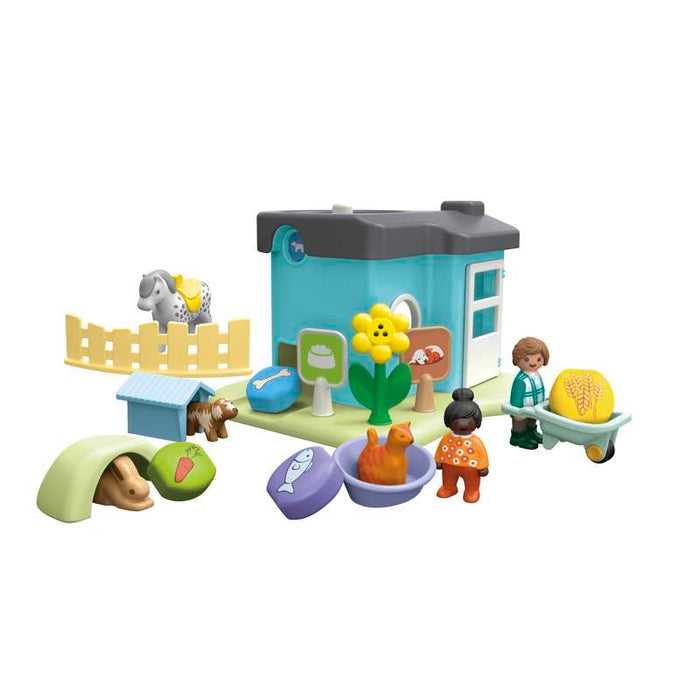 Playmobil 71690 1.2.3: Tierpension mit Futterspender