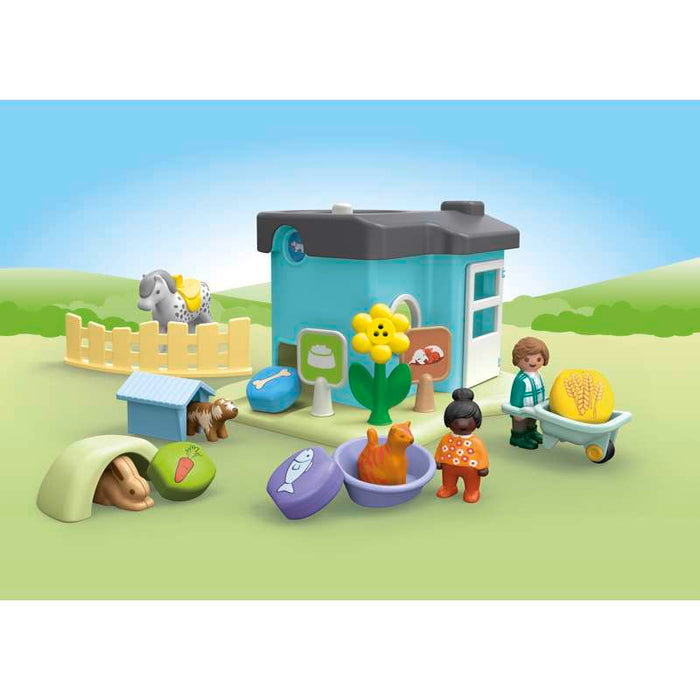 Playmobil 71690 1.2.3: Tierpension mit Futterspender