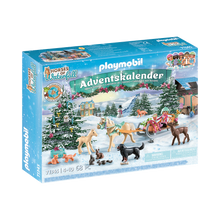 Playmobil 71345 Adventskalender Pferde: Weihnachtliche Schlittenfahrt