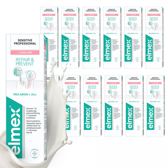 Elmex Zahnpasta sensitive Professional Repair & Prevent 75 ml, 12er set (12 x 75 ml)