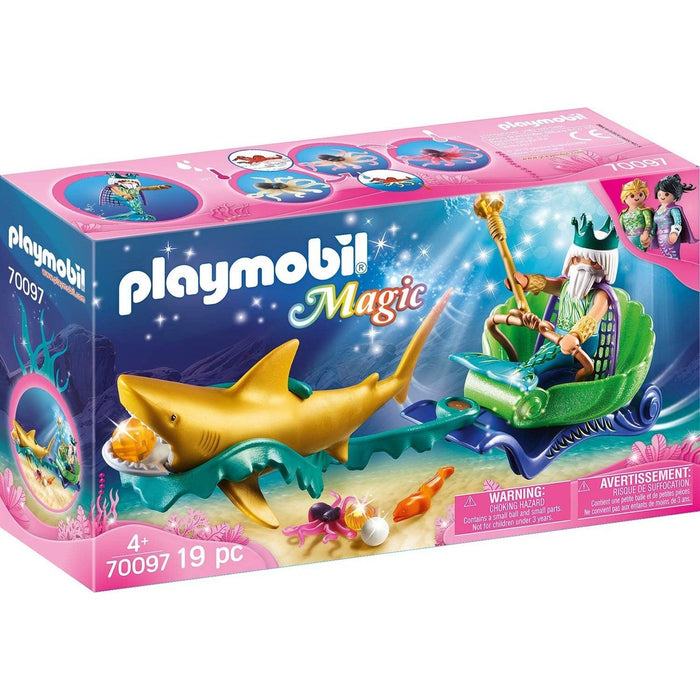 Playmobil 70097 Meereskönig mit Haikutsche