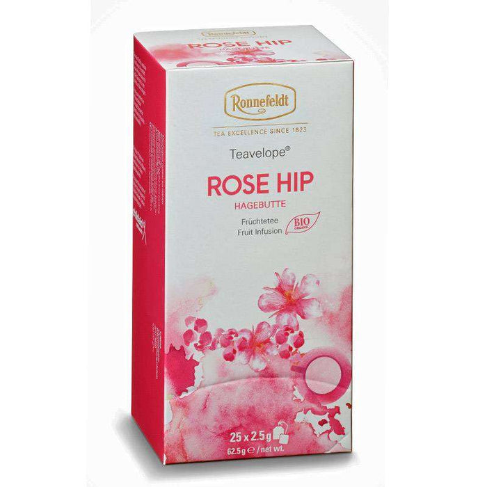 Teavelope Rose Hip (Hagebutte) BIO * Früchtetee 25 Teebeutel