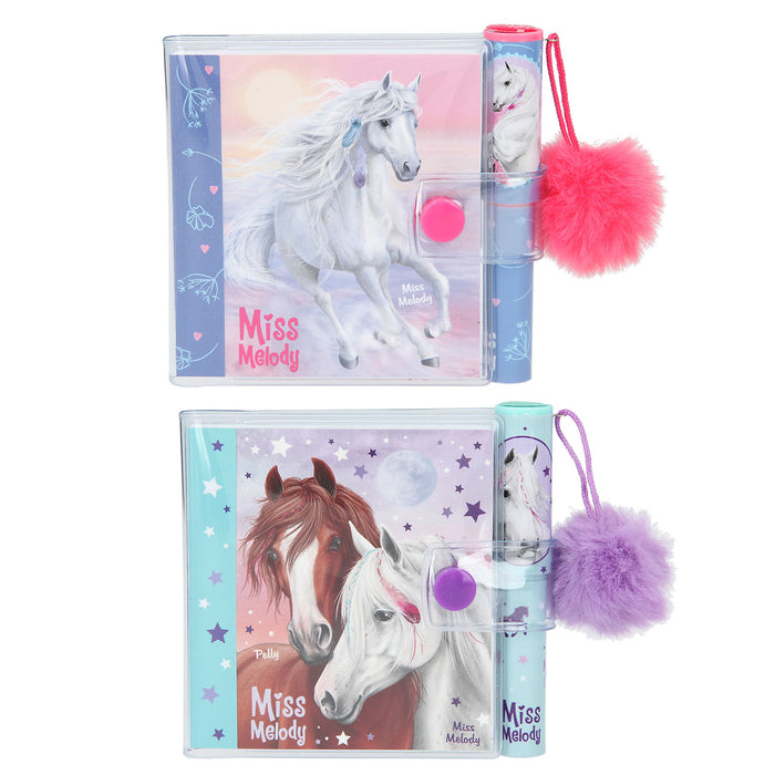 Miss Melody Mini writing pad with ballpoint pen
