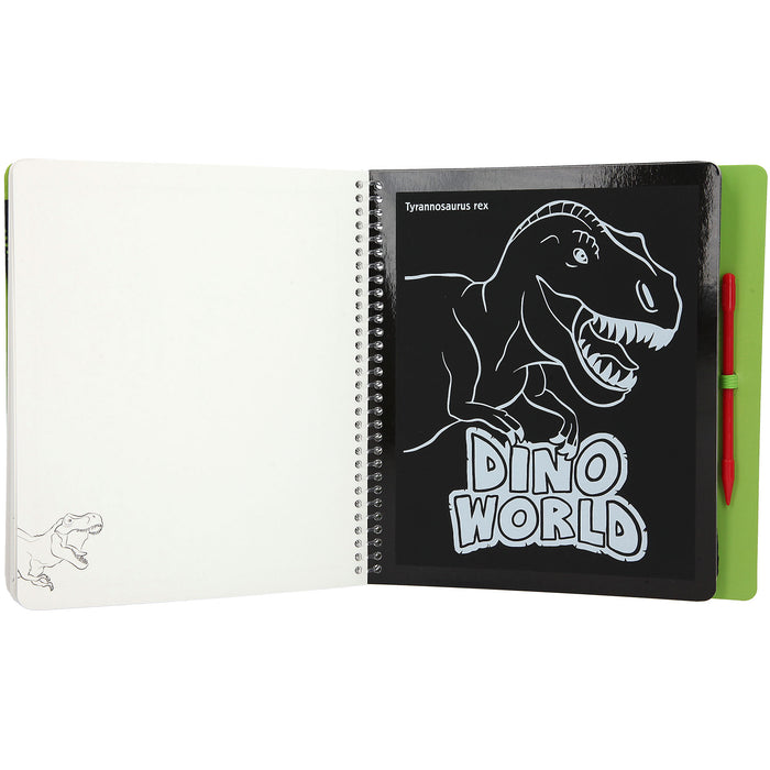 Dino World Magic Scratch Book