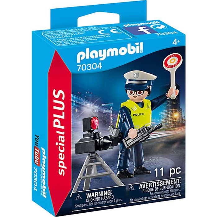 Playmobil 70304 Polizist mit Radarfalle