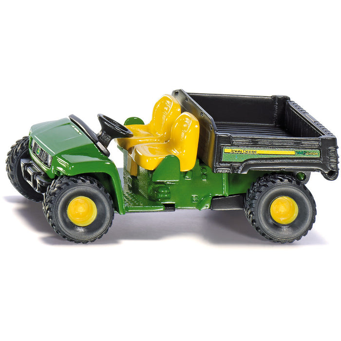 SIKU 1481, John Deere Gator, Metall/Kunststoff, Grün, Kippbare Pritsche, Spielzeugfahrzeug für Kinder