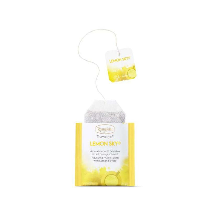 Teavelope Lemon Sky® Aromatisierter Früchtetee mit Zitronengeschmack 25 Teebeutel